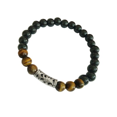 Black Onyx Bracelet Tiger Eye's Stone